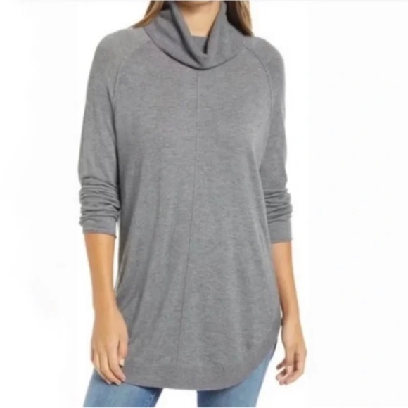 Caslon Long Sleeves Cowl Neck Pullover Sweater Size S - Picture 1 of 8